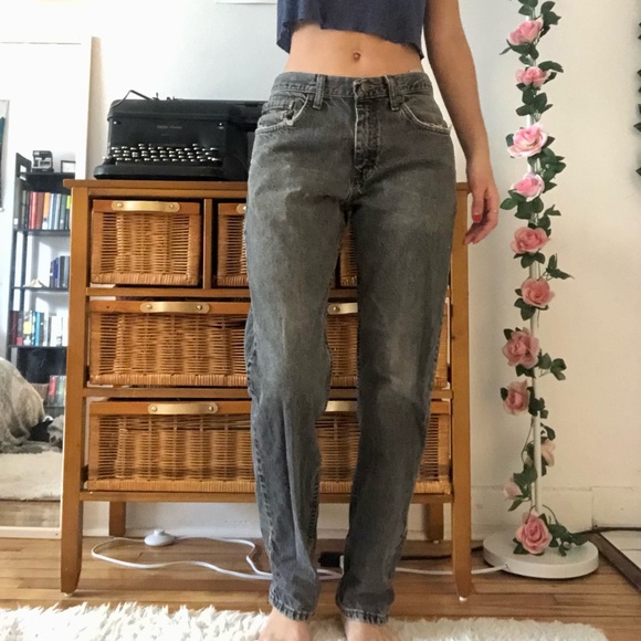 Lee’s Straight Leg Gray Jeans - Picture 1 of 4